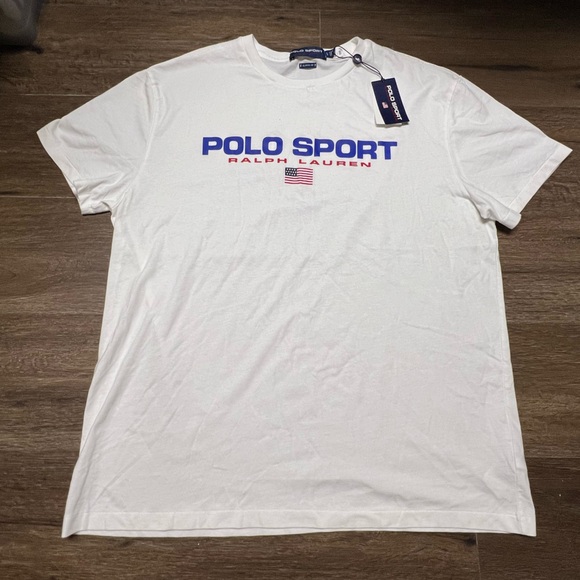 Men’s Polo Ralph Lauren white tee and Yellow shorts Set Size Large - Picture 3 of 3